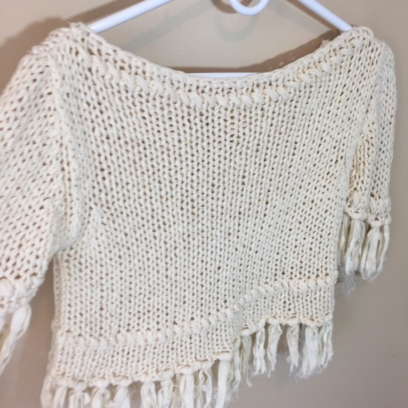 Free People On the Fringe Pullover Top Sz XS - Picture 6 of 8
